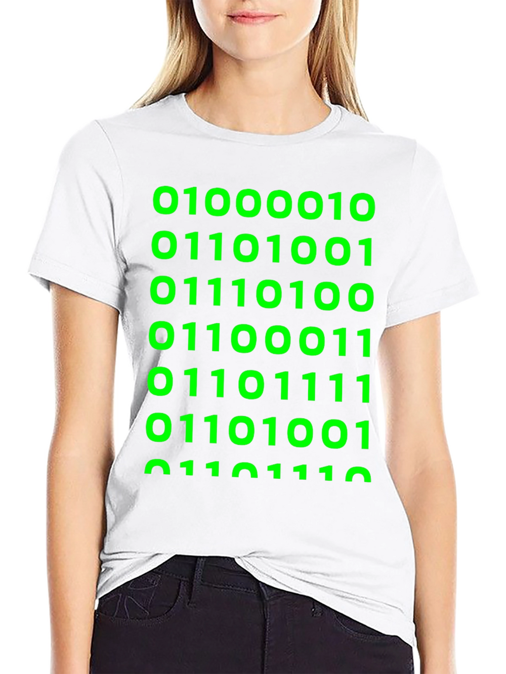 Binary Code T-Shirt - Geeky Style
