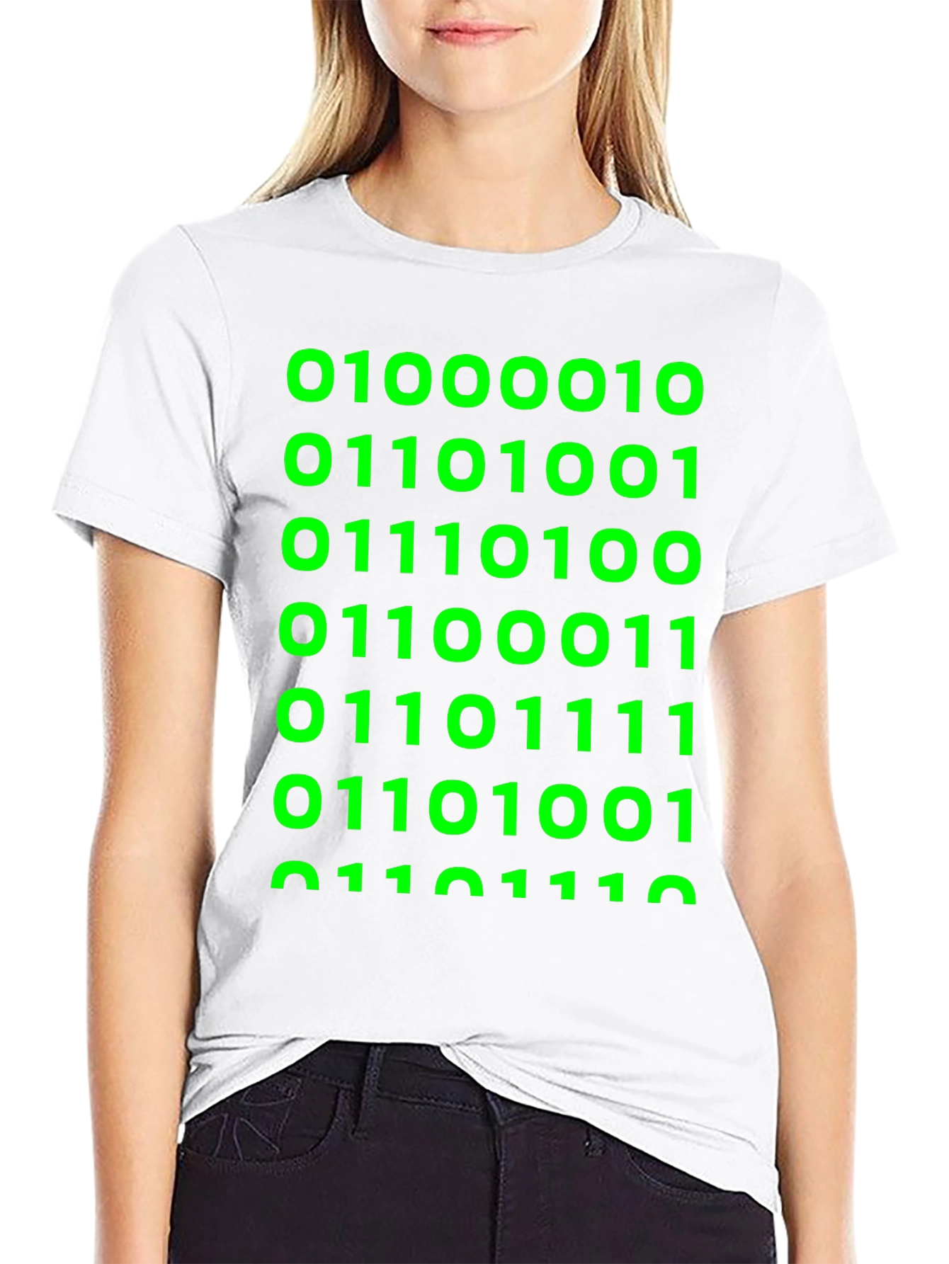 Binary Code T-Shirt - Geeky Style