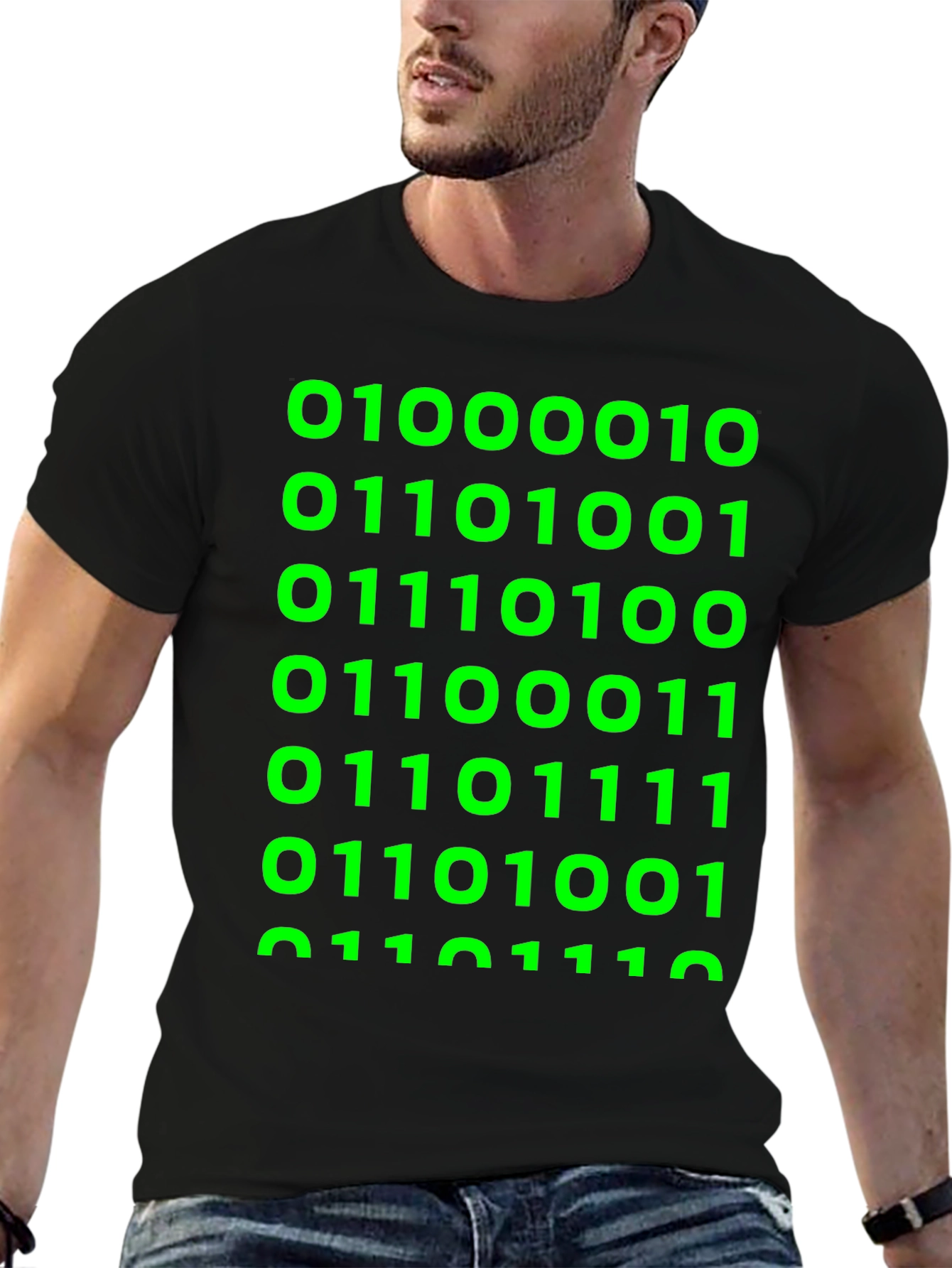 Binary Code T-Shirt - Geeky Style