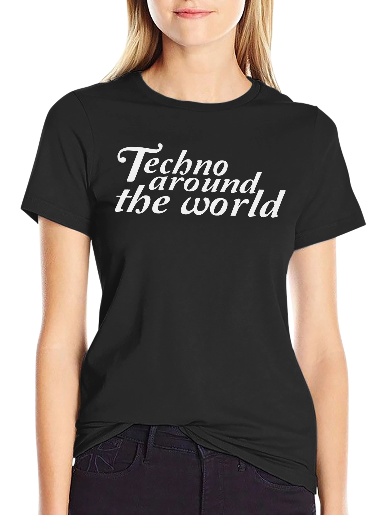 Techno Around the World Graphic T-Shirt