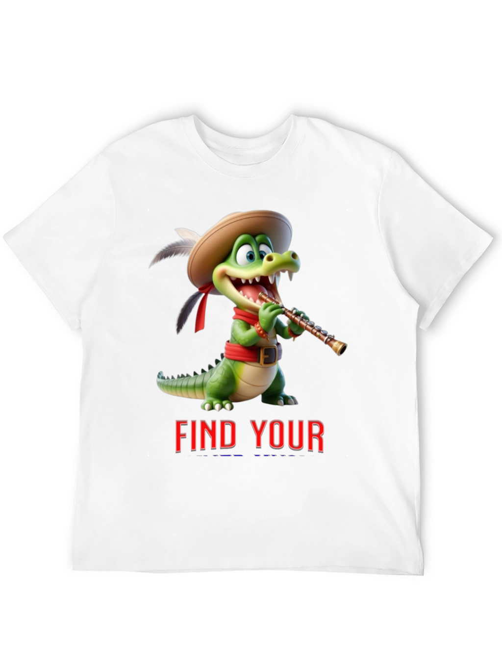 Cartoon Crocodile T-Shirt - Find Your Tune