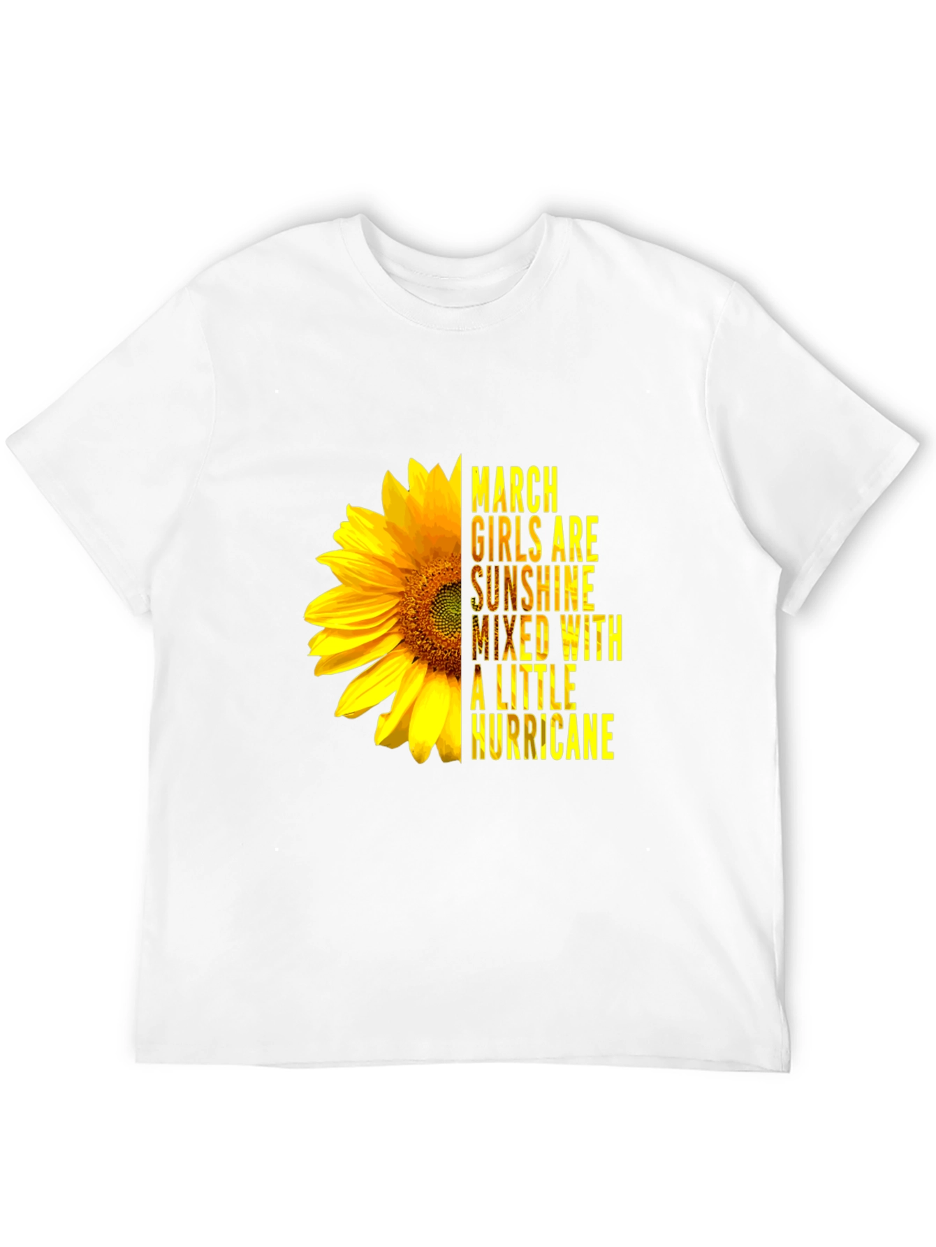 March Girls Sunflower Graphic Tee