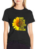 March Girls Sunflower Graphic Tee