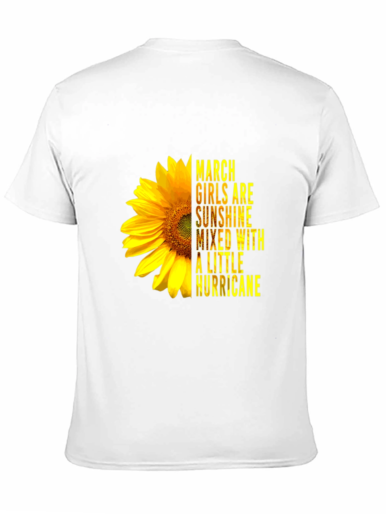 March Girls Sunflower Graphic Tee