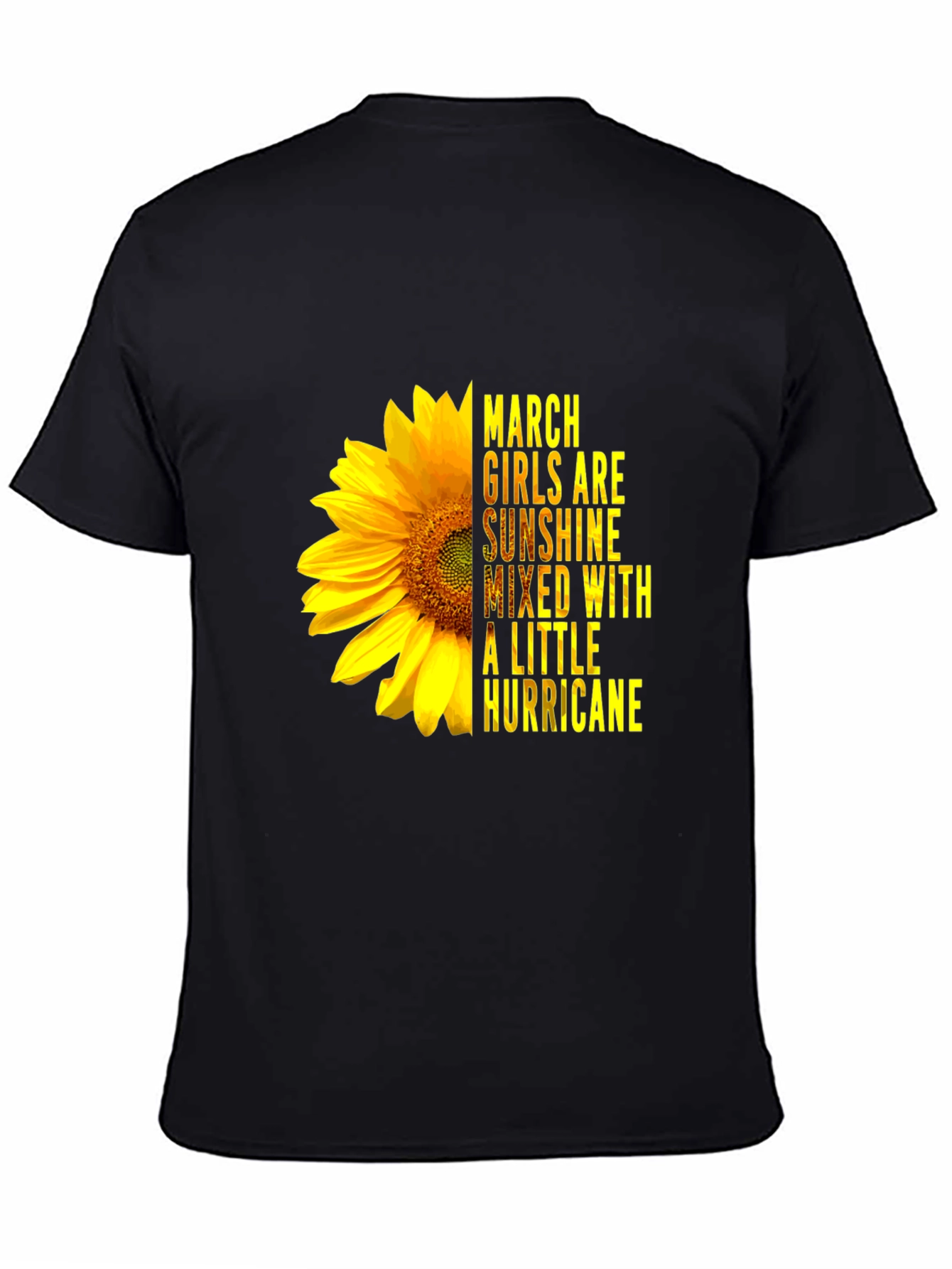 March Girls Sunflower Graphic Tee