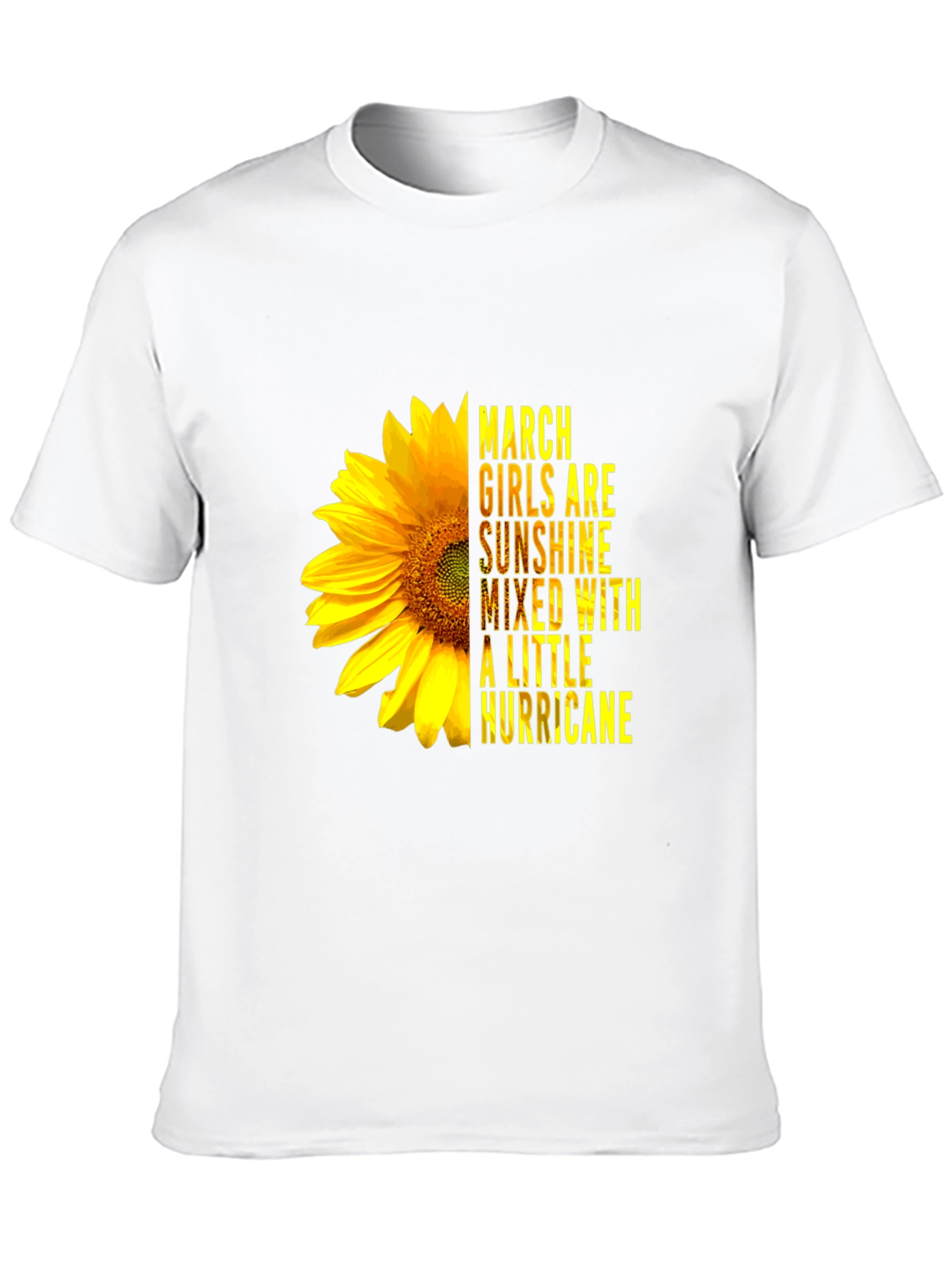 March Girls Sunflower Graphic Tee