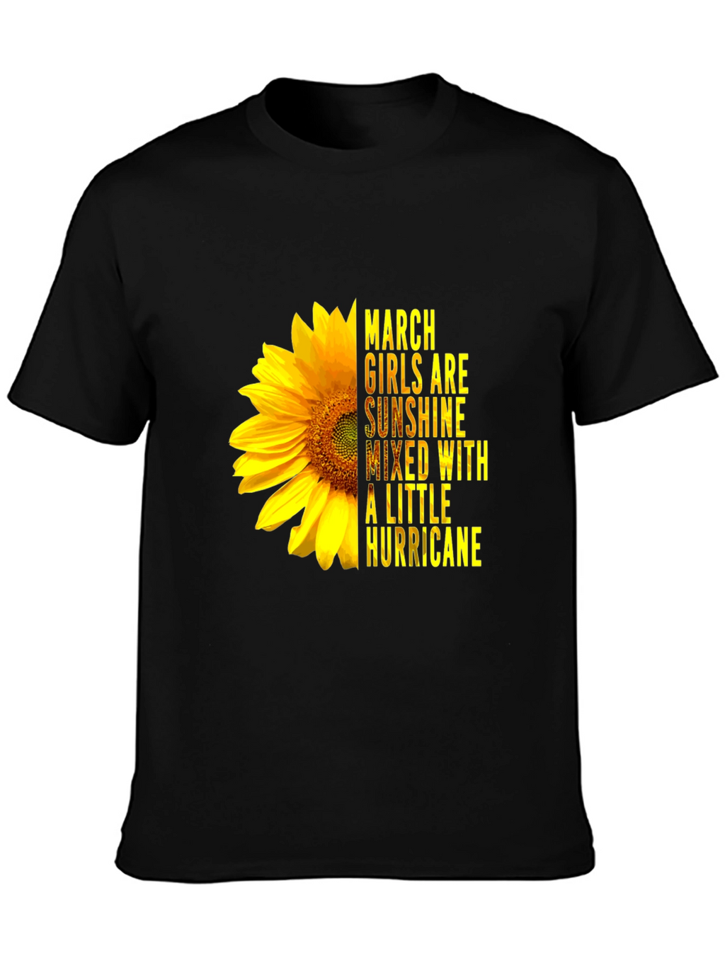 March Girls Sunflower Graphic Tee
