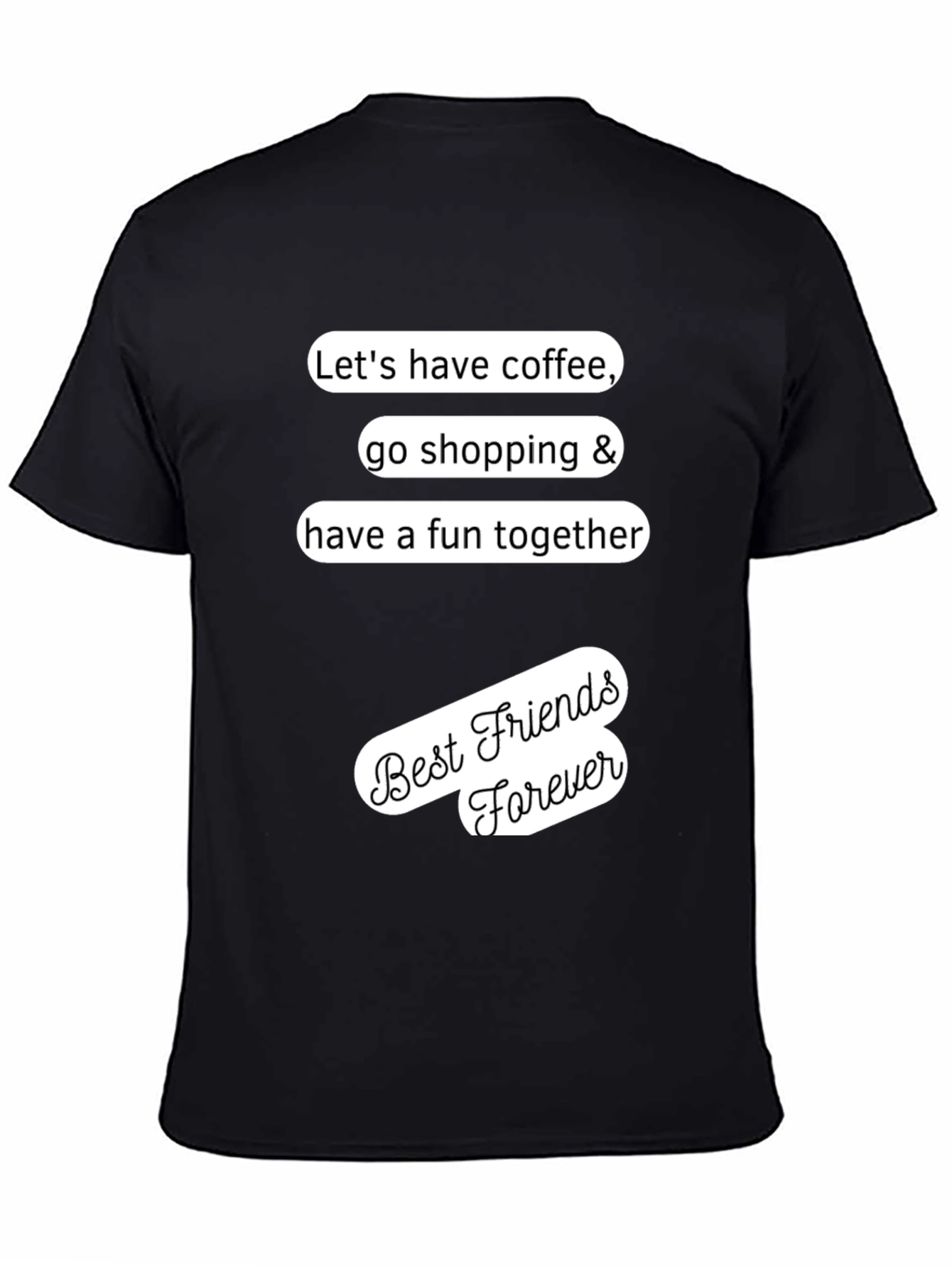 Best Friends Forever Graphic Tee - Coffee & Shopping!