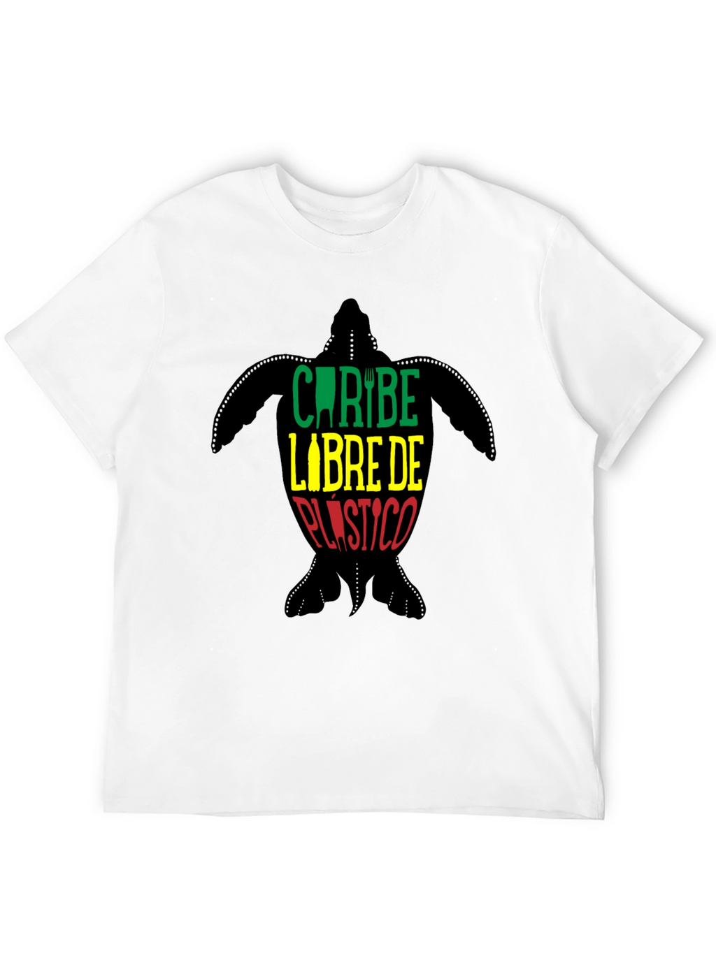 Caribbean Plastic Free Turtle T-Shirt