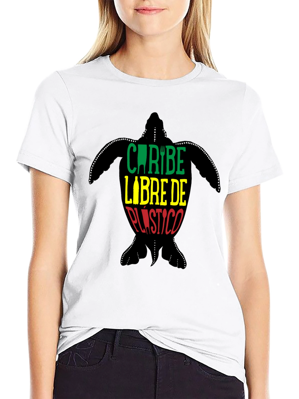 Caribbean Plastic Free Turtle T-Shirt