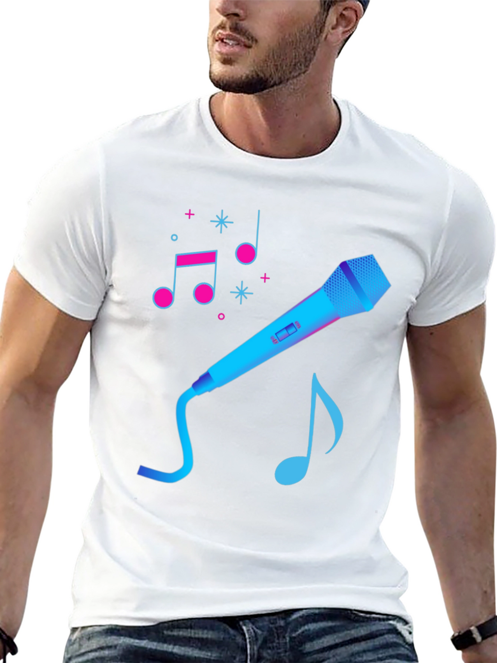 Karaoke Graphic Tee - Music Lover T-Shirt