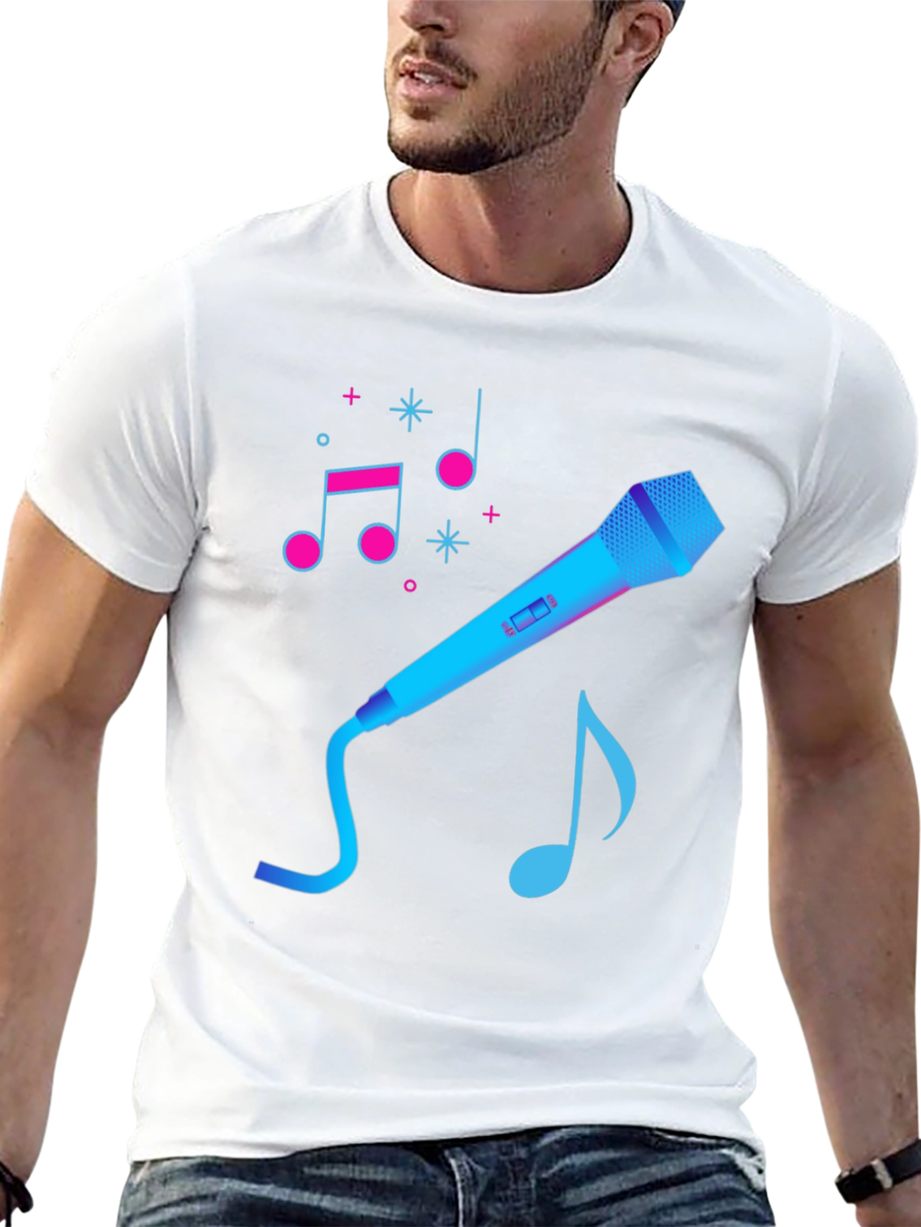 Karaoke Graphic Tee - Music Lover T-Shirt