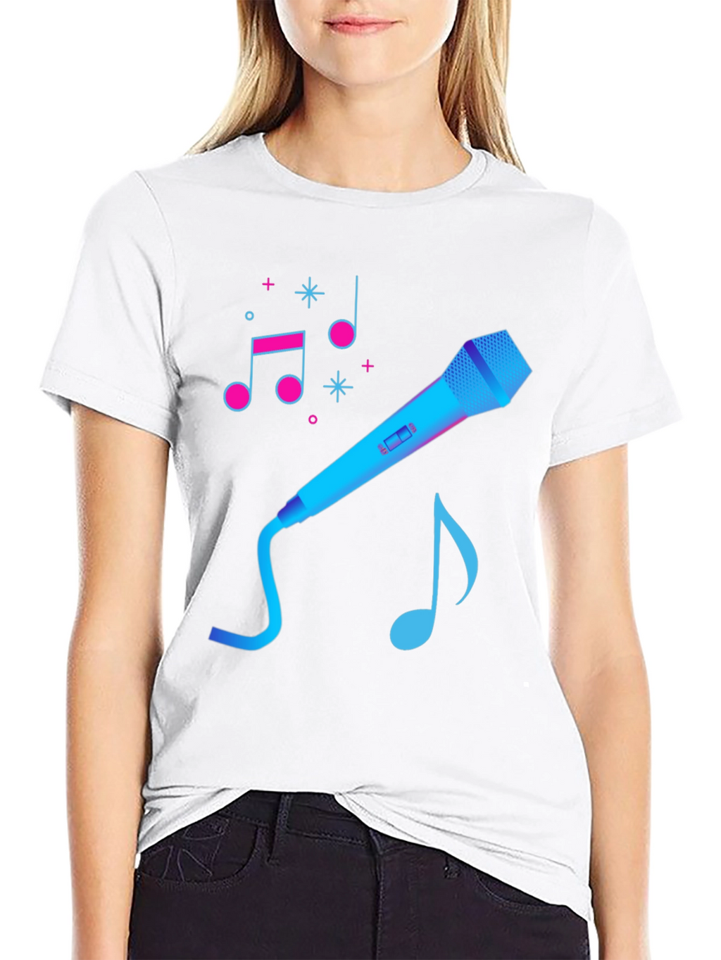 Karaoke Graphic Tee - Music Lover T-Shirt