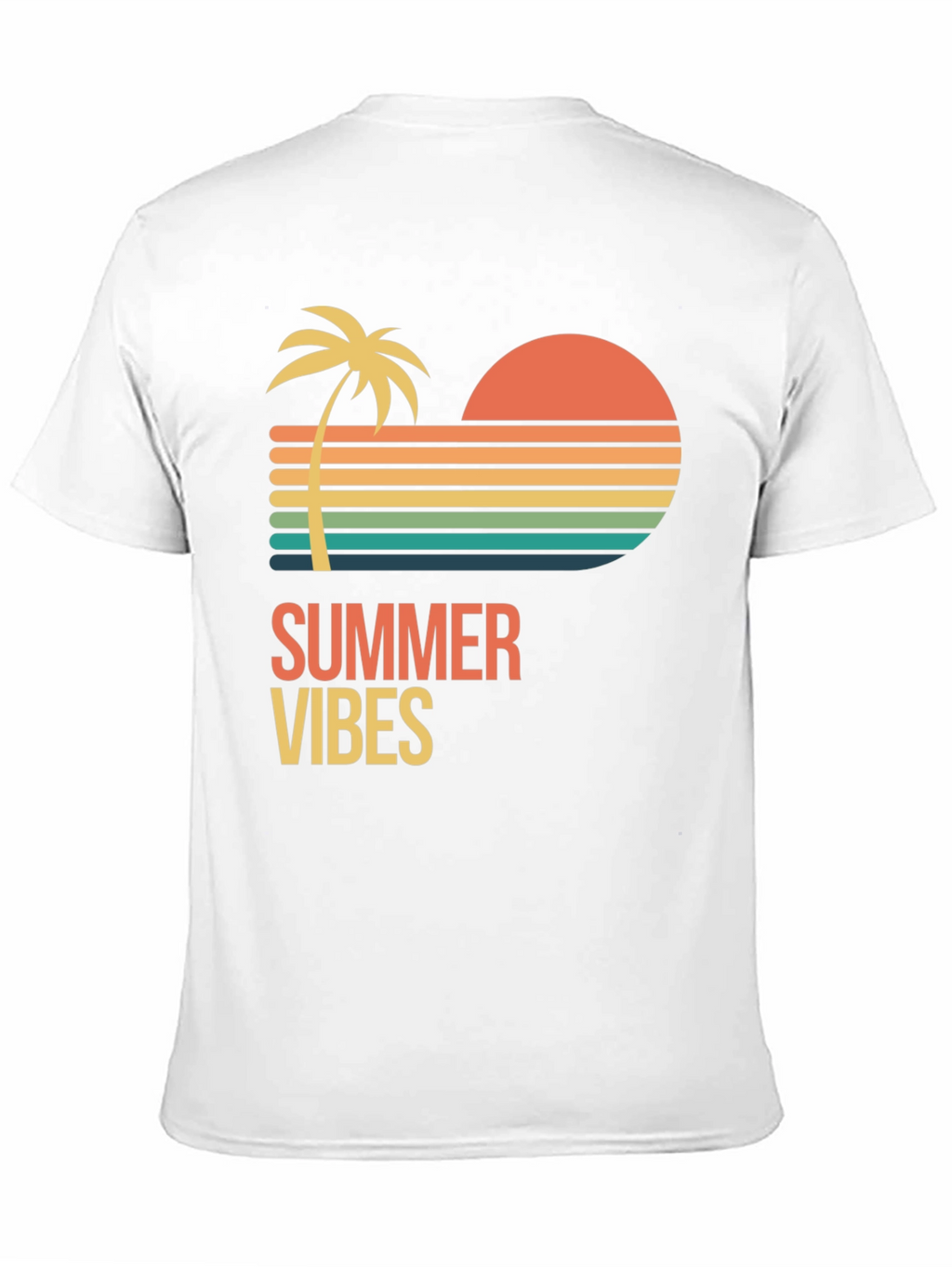 Summer Vibes Graphic T-Shirt - Black