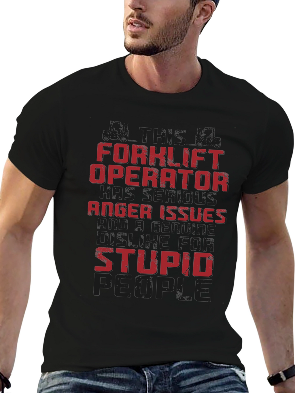 Forklift Operator Anger Issues T-Shirt