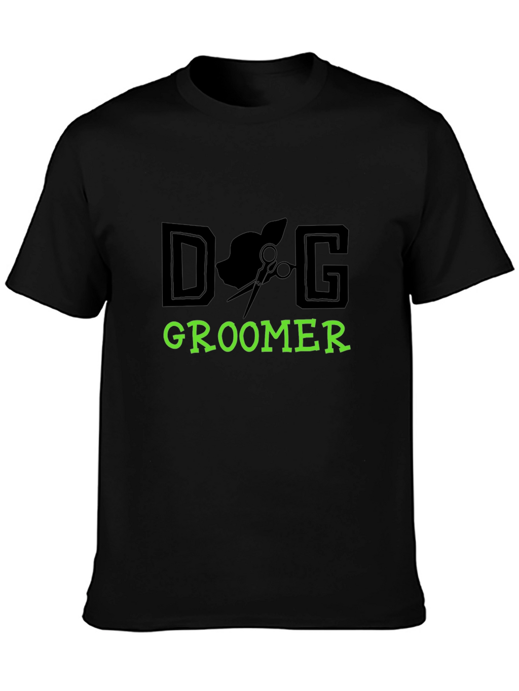Dog Groomer Graphic Tee - Unisex Black T-Shirt