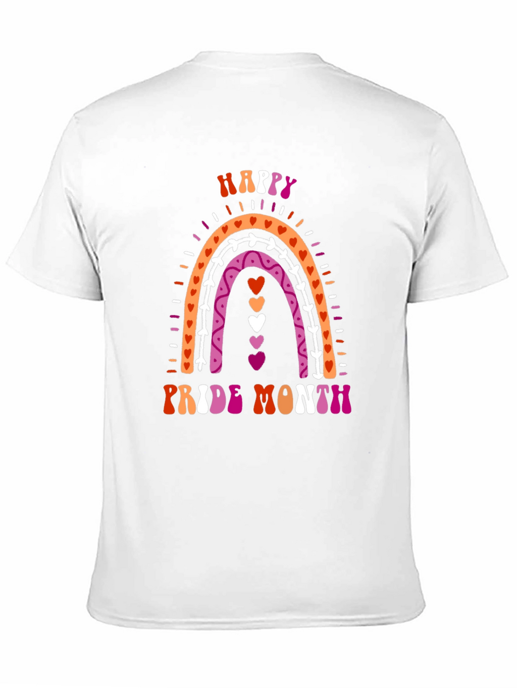 Happy Pride Month T-Shirt Rainbow Lesbian Pride