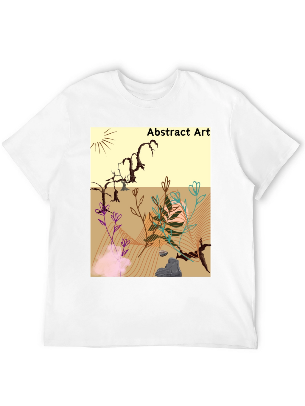 Abstract Art Graphic T-Shirt