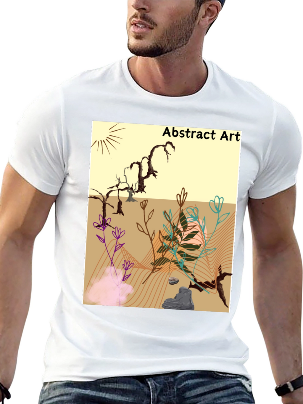Abstract Art Graphic T-Shirt
