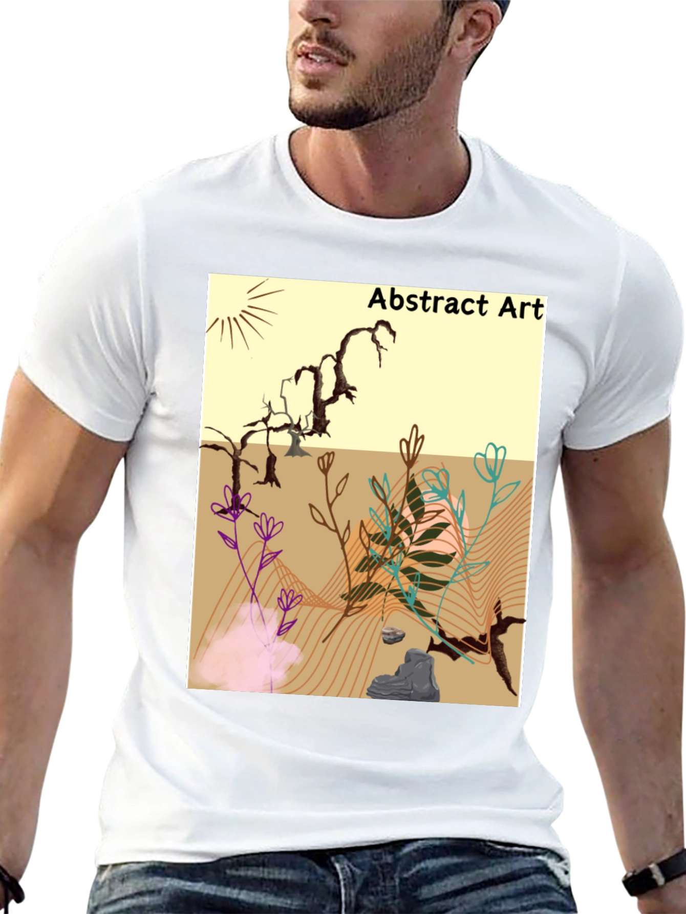 Abstract Art Graphic T-Shirt
