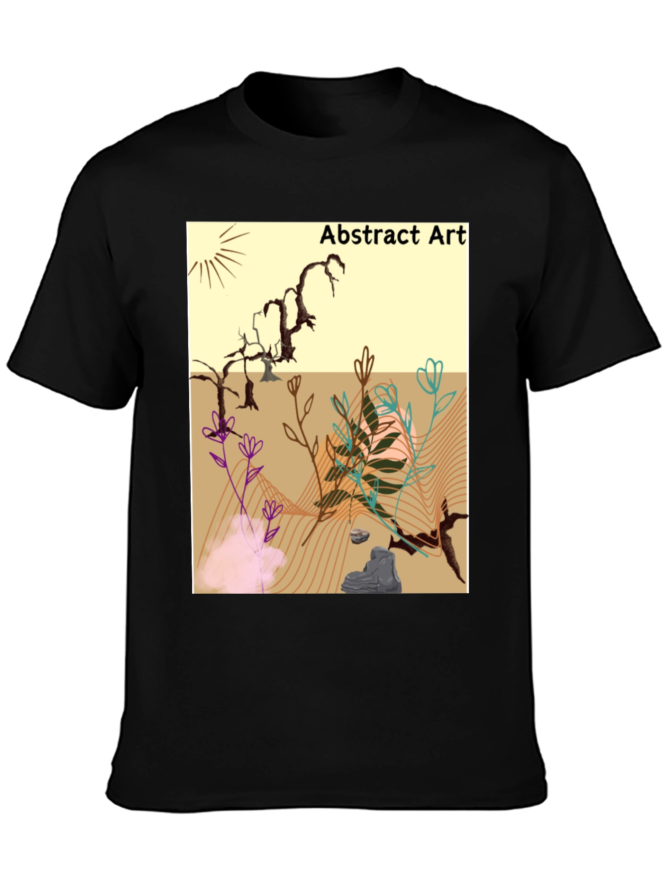 Abstract Art Graphic T-Shirt