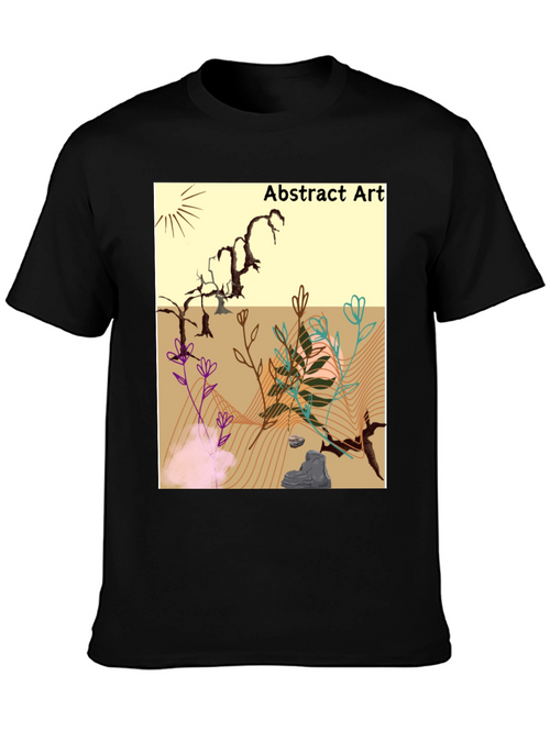 Abstract Art Graphic T-Shirt