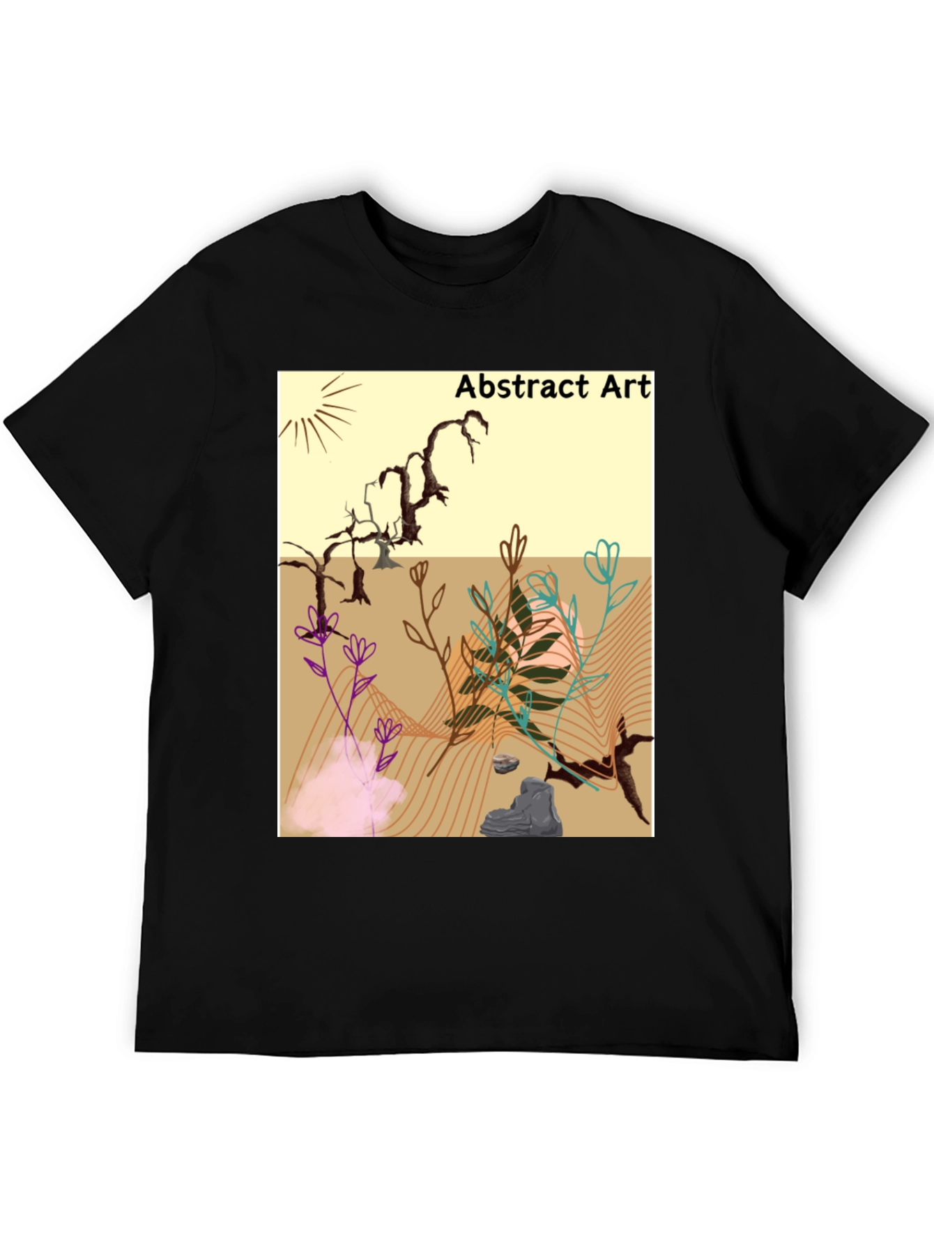 Abstract Art Graphic T-Shirt