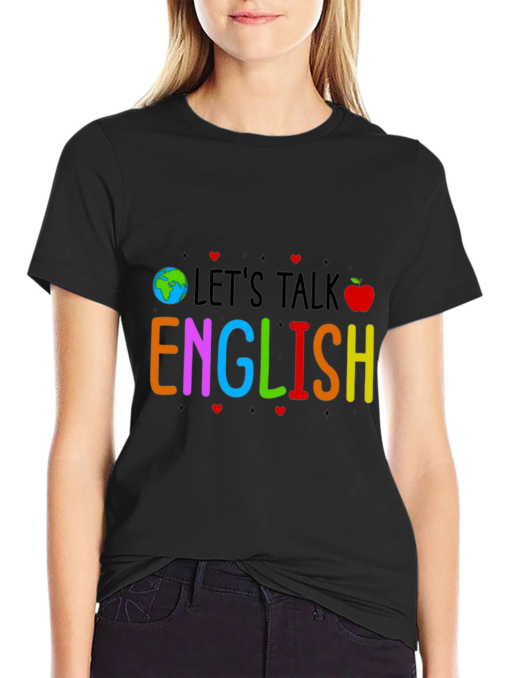 Lets Talk English Graphic Tee