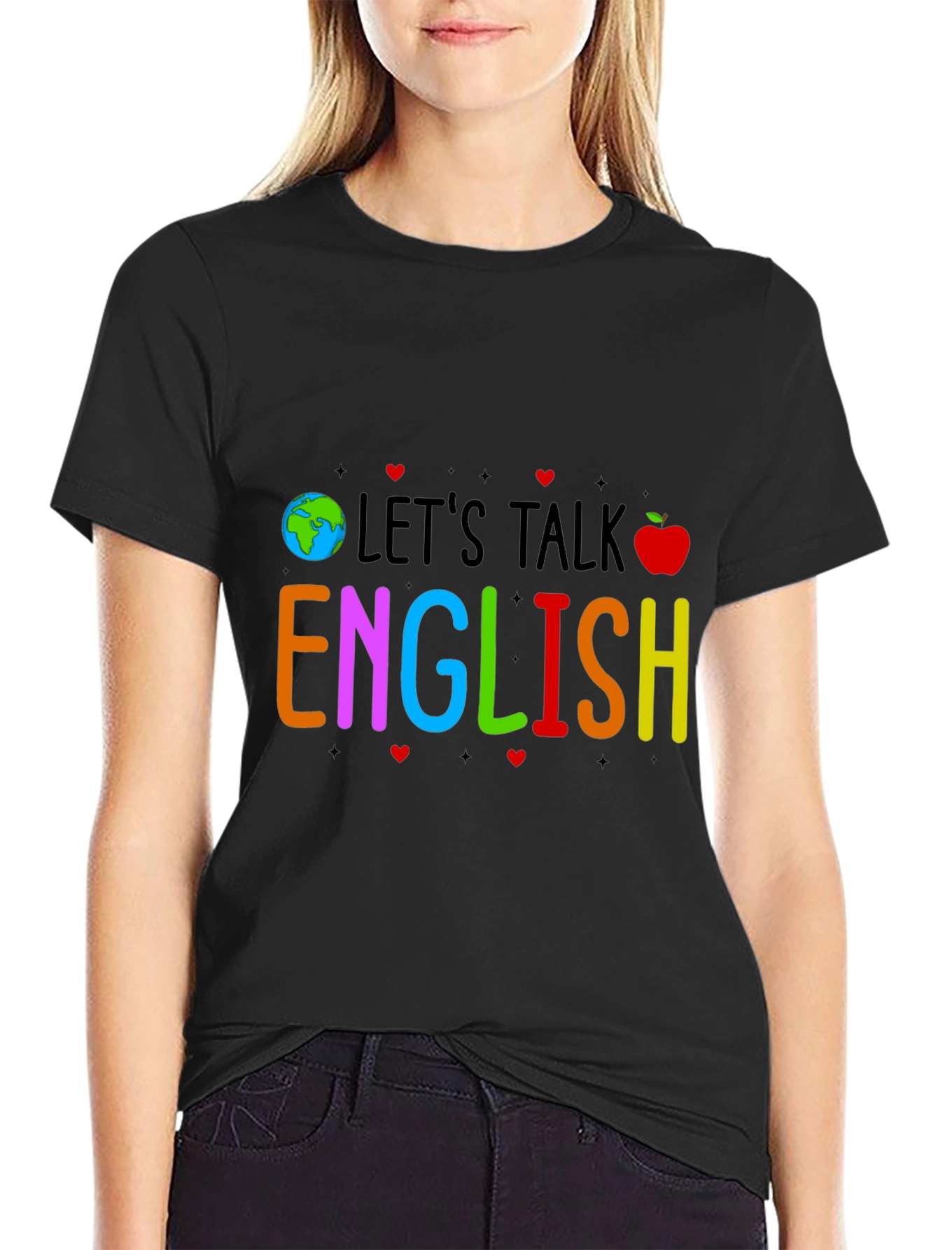 Lets Talk English Graphic Tee