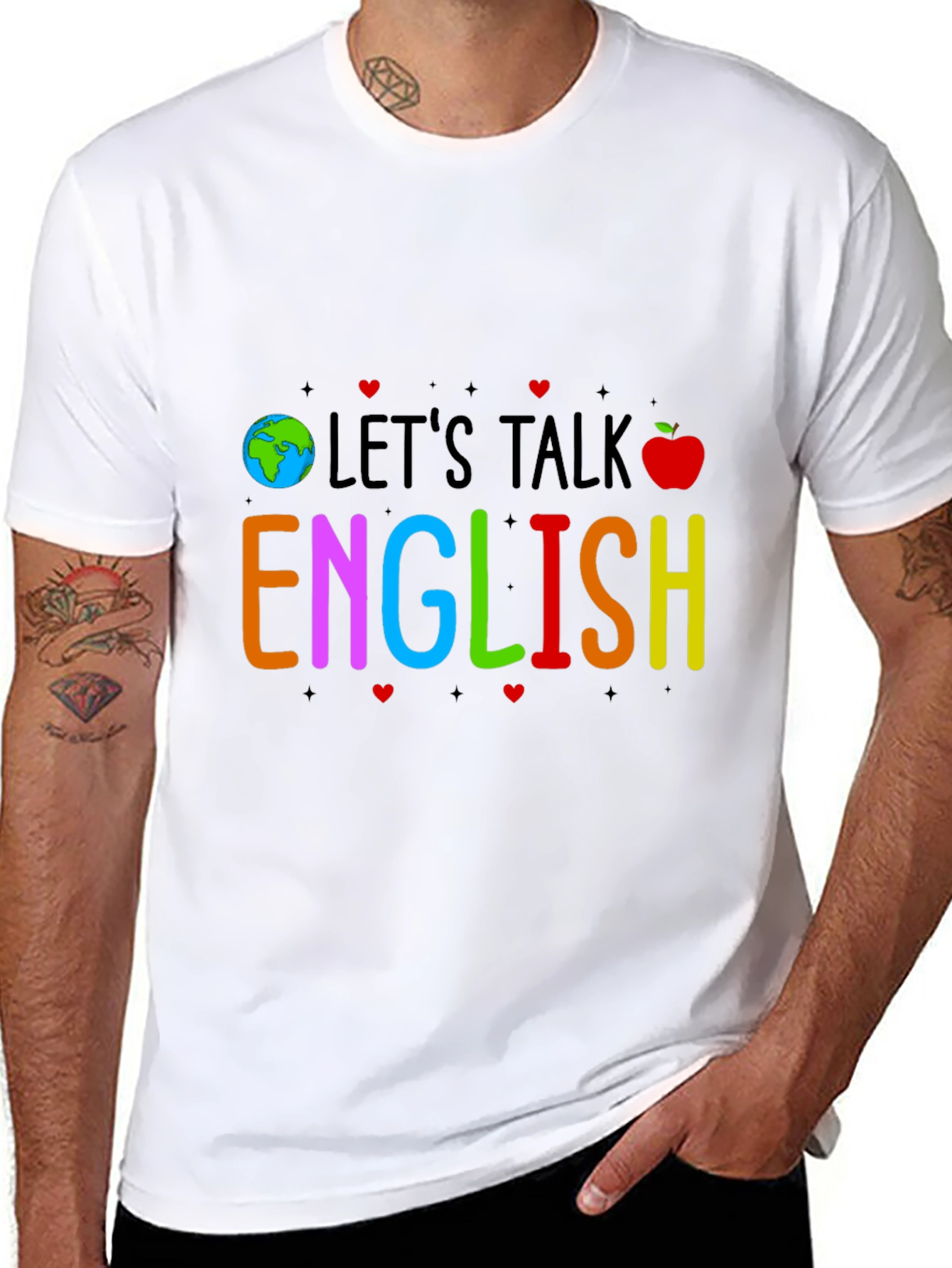 Lets Talk English Graphic Tee