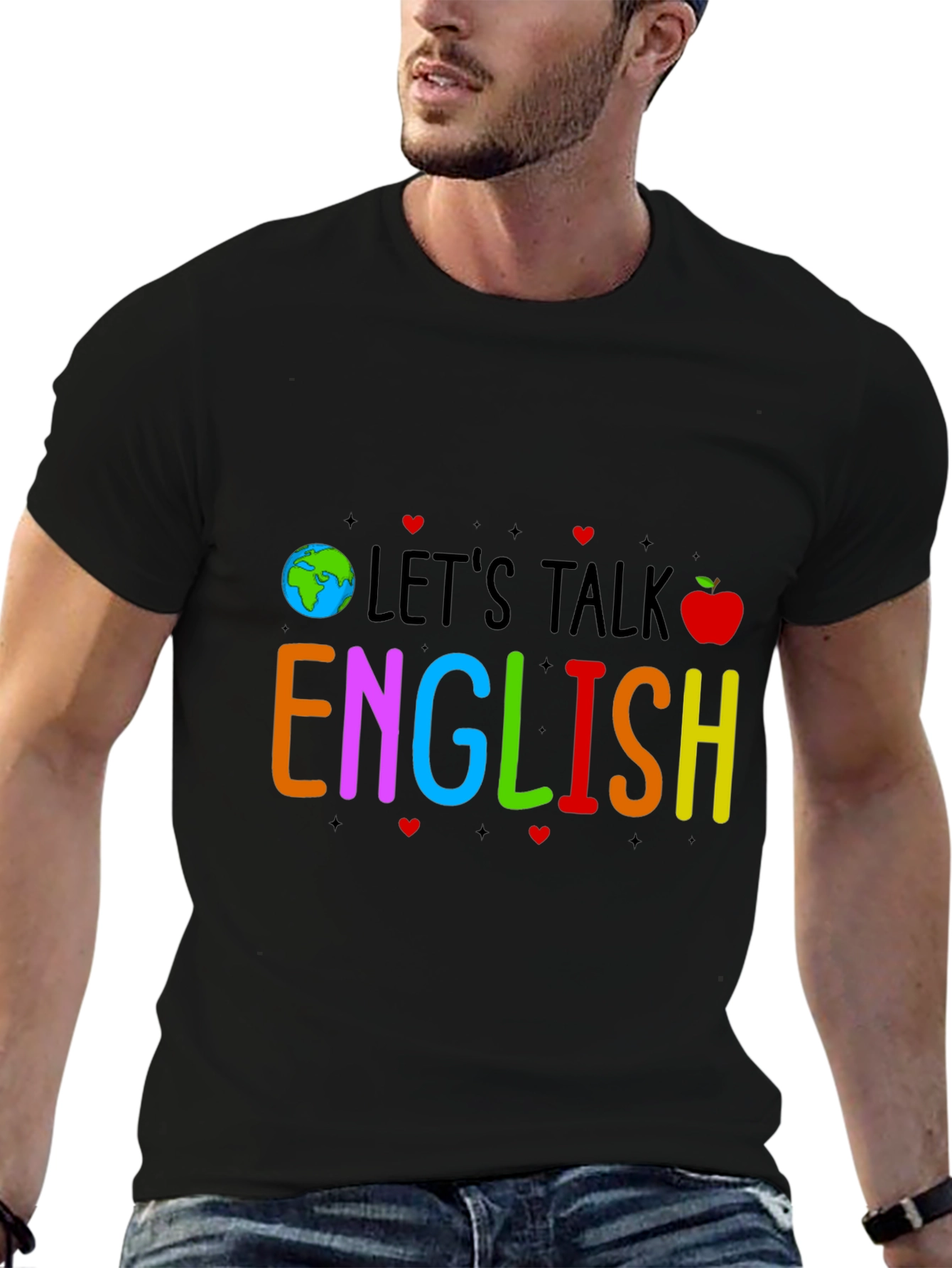 Lets Talk English Graphic Tee