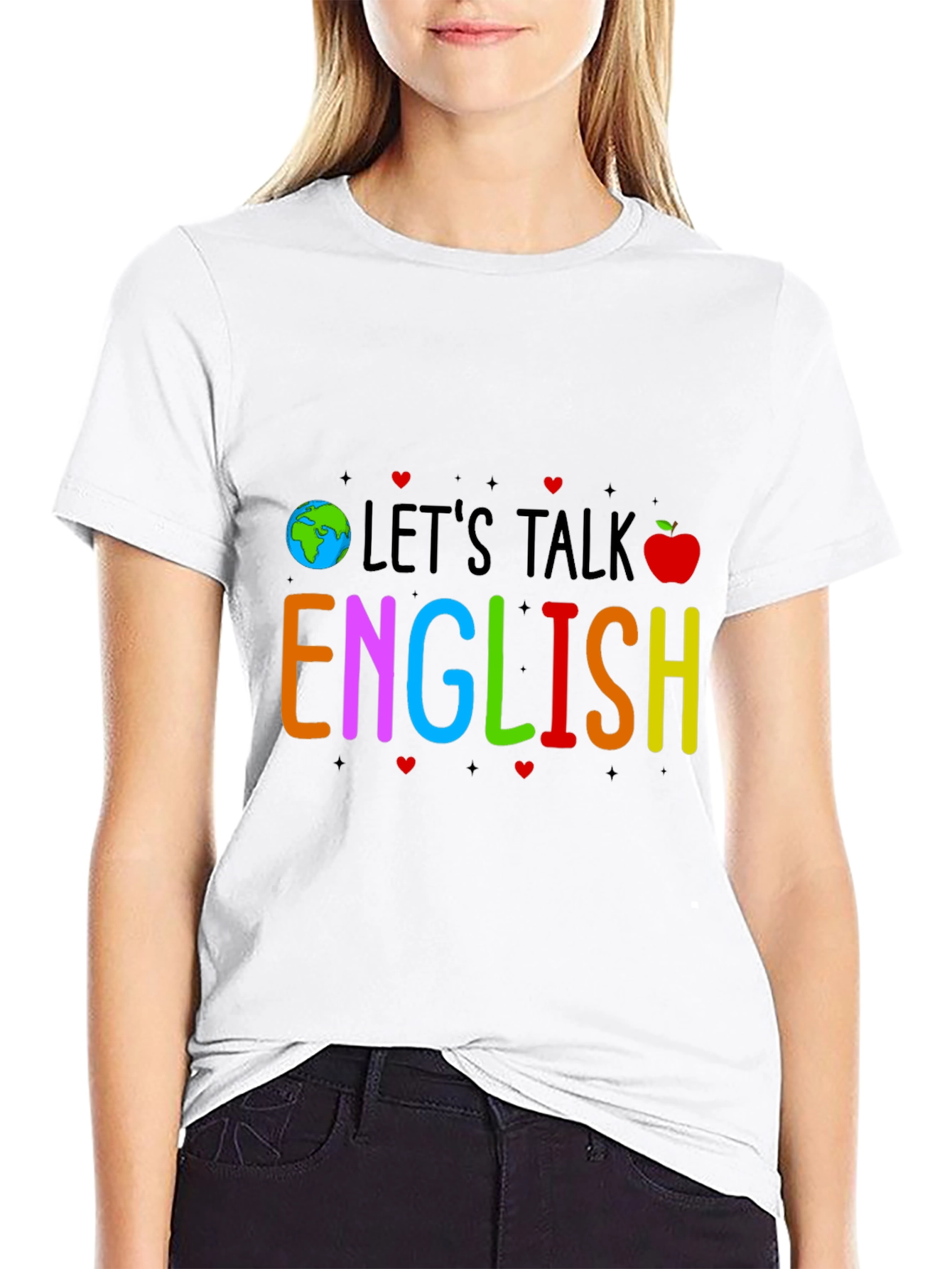Lets Talk English Graphic Tee