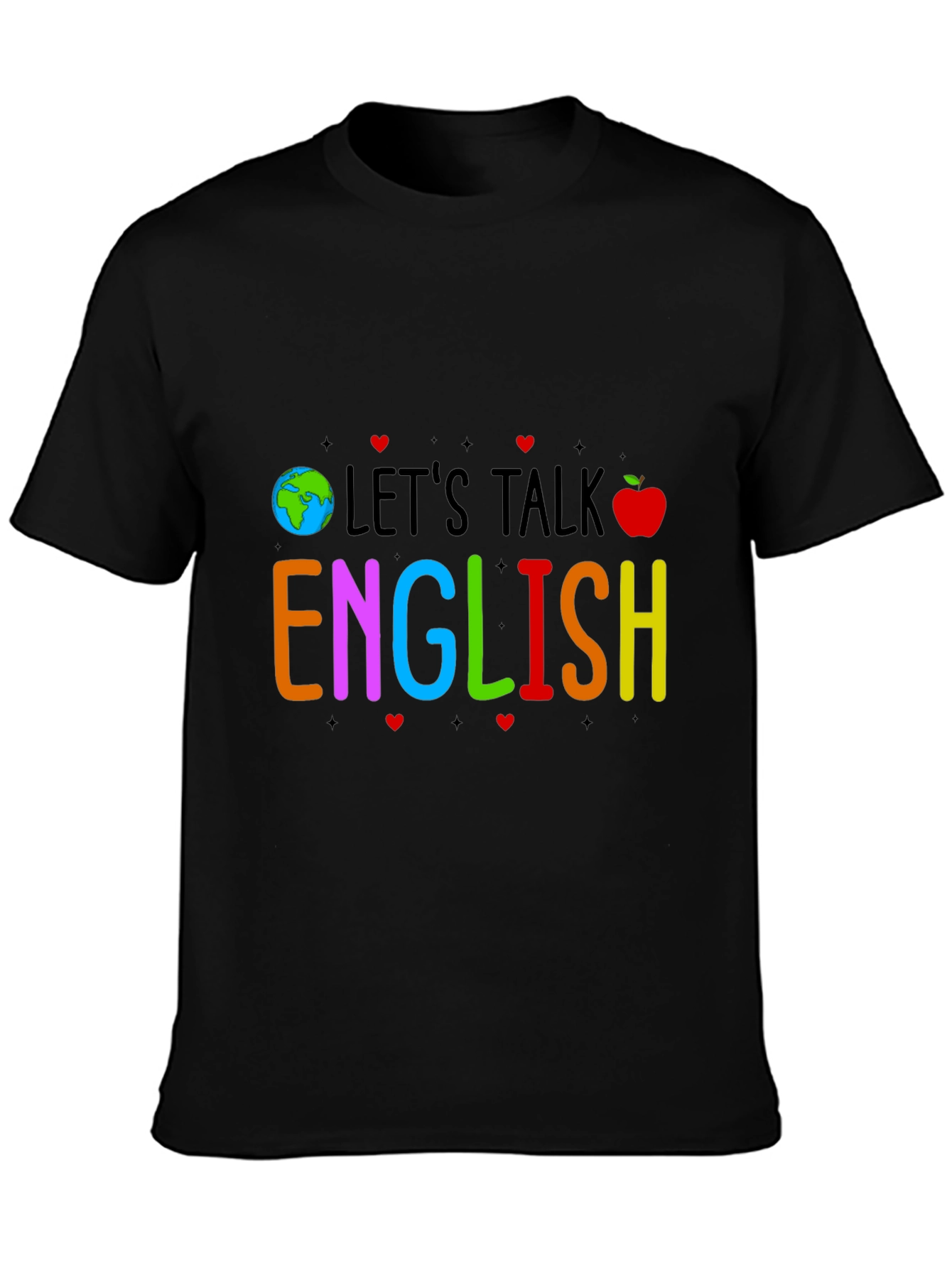 Lets Talk English Graphic Tee