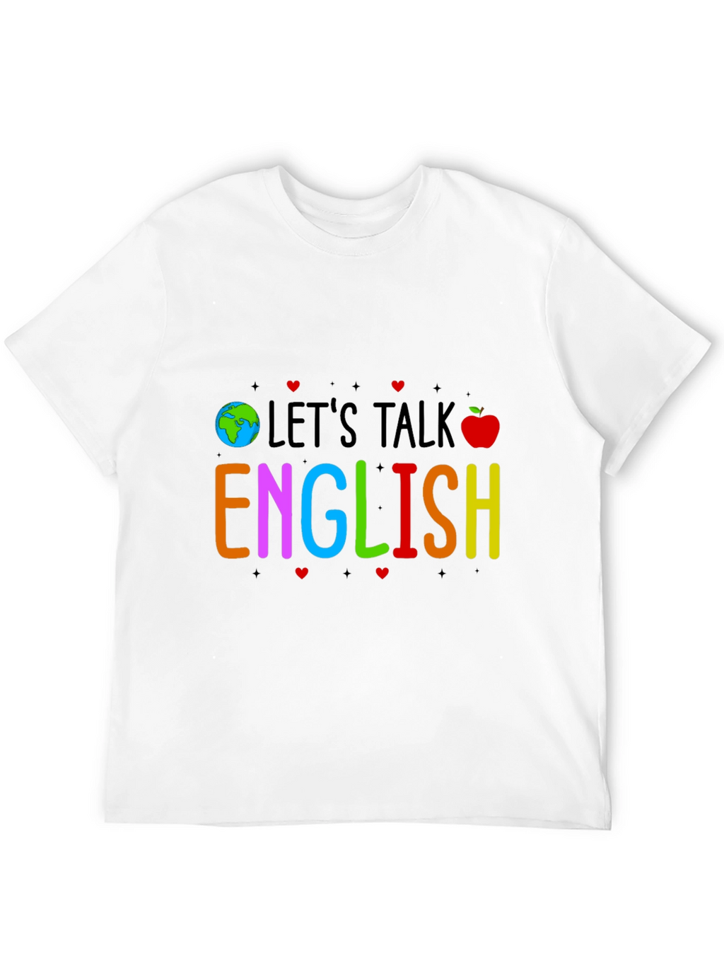 Lets Talk English Graphic Tee