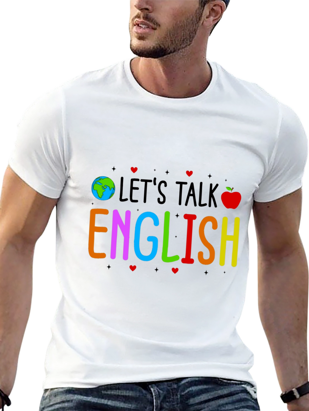 Lets Talk English Graphic Tee