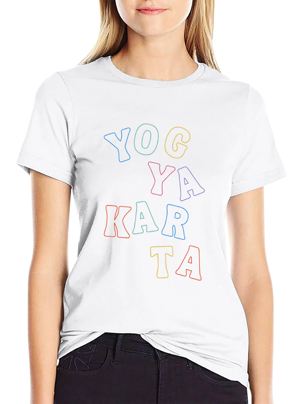 Yogyakarta Graphic Tee - Retro Style