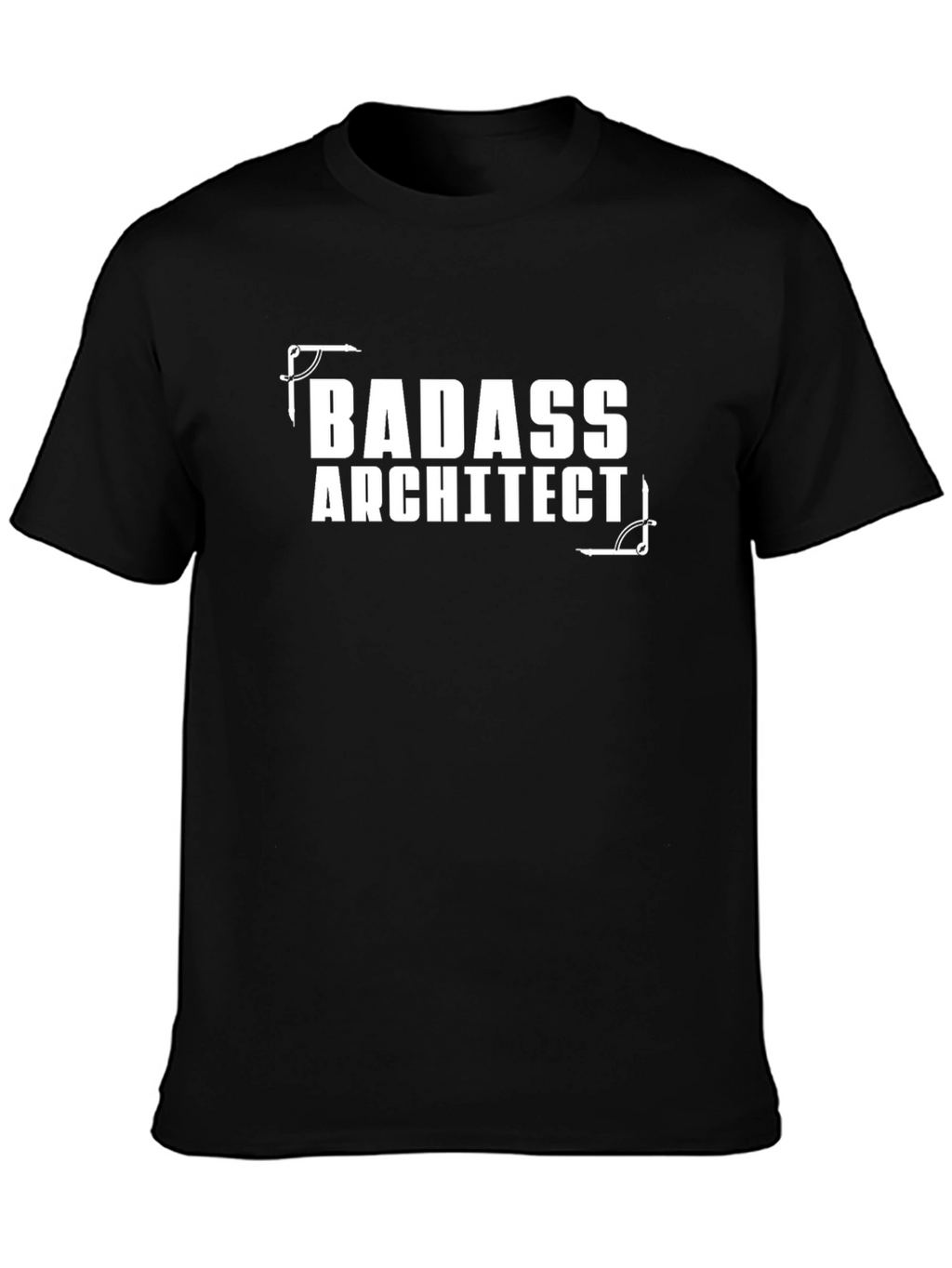 Badass Architect Graphic T-Shirt - Black