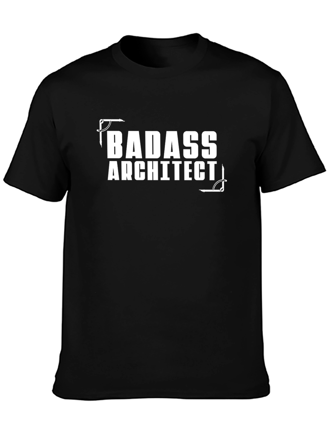Badass Architect Graphic T-Shirt - Black