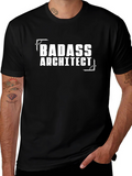 Badass Architect Graphic T-Shirt - Black