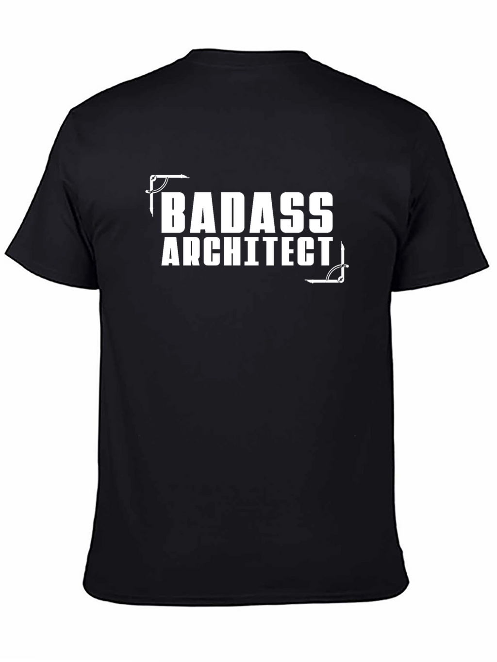 Badass Architect Graphic T-Shirt - Black