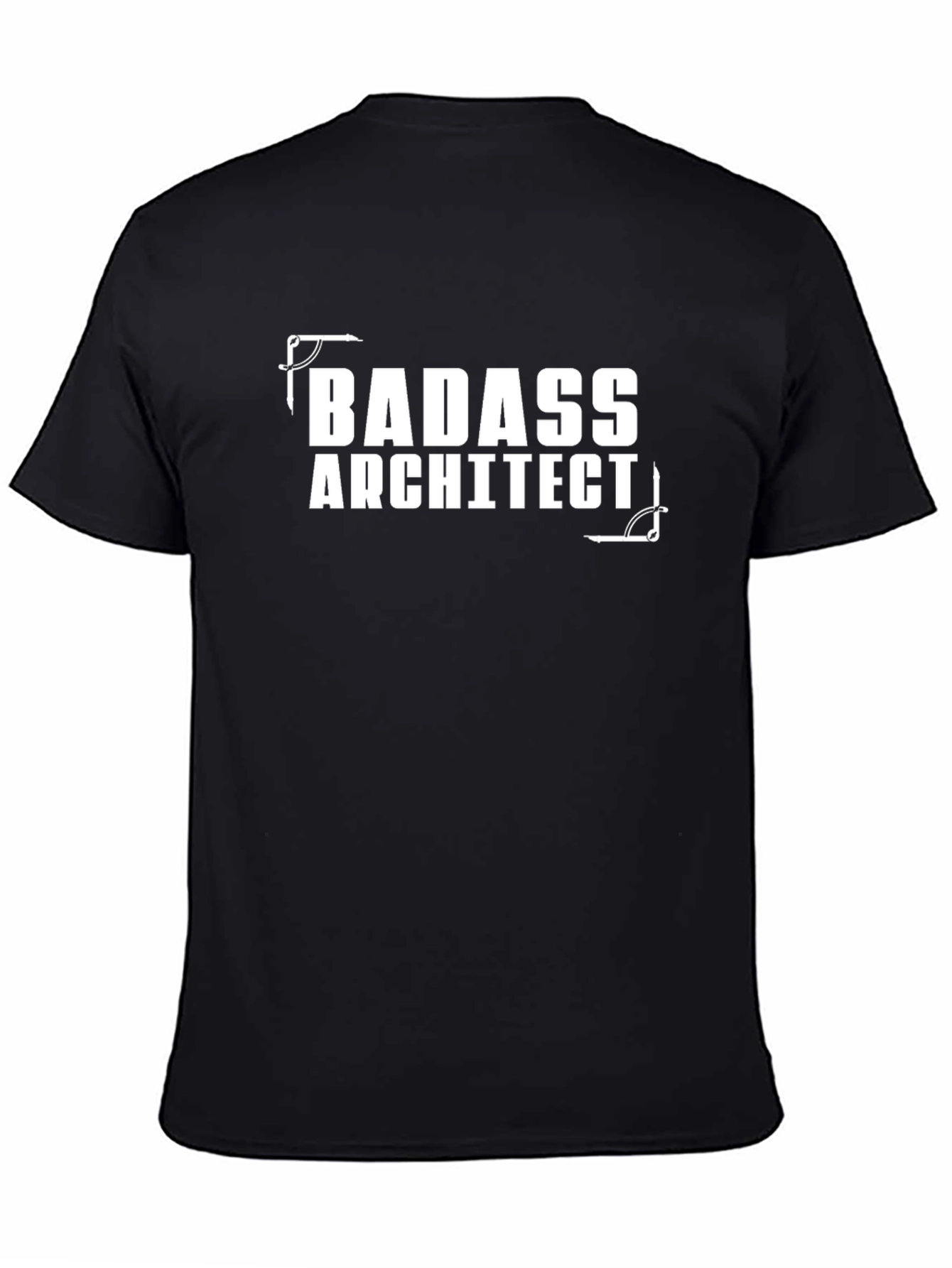 Badass Architect Graphic T-Shirt - Black