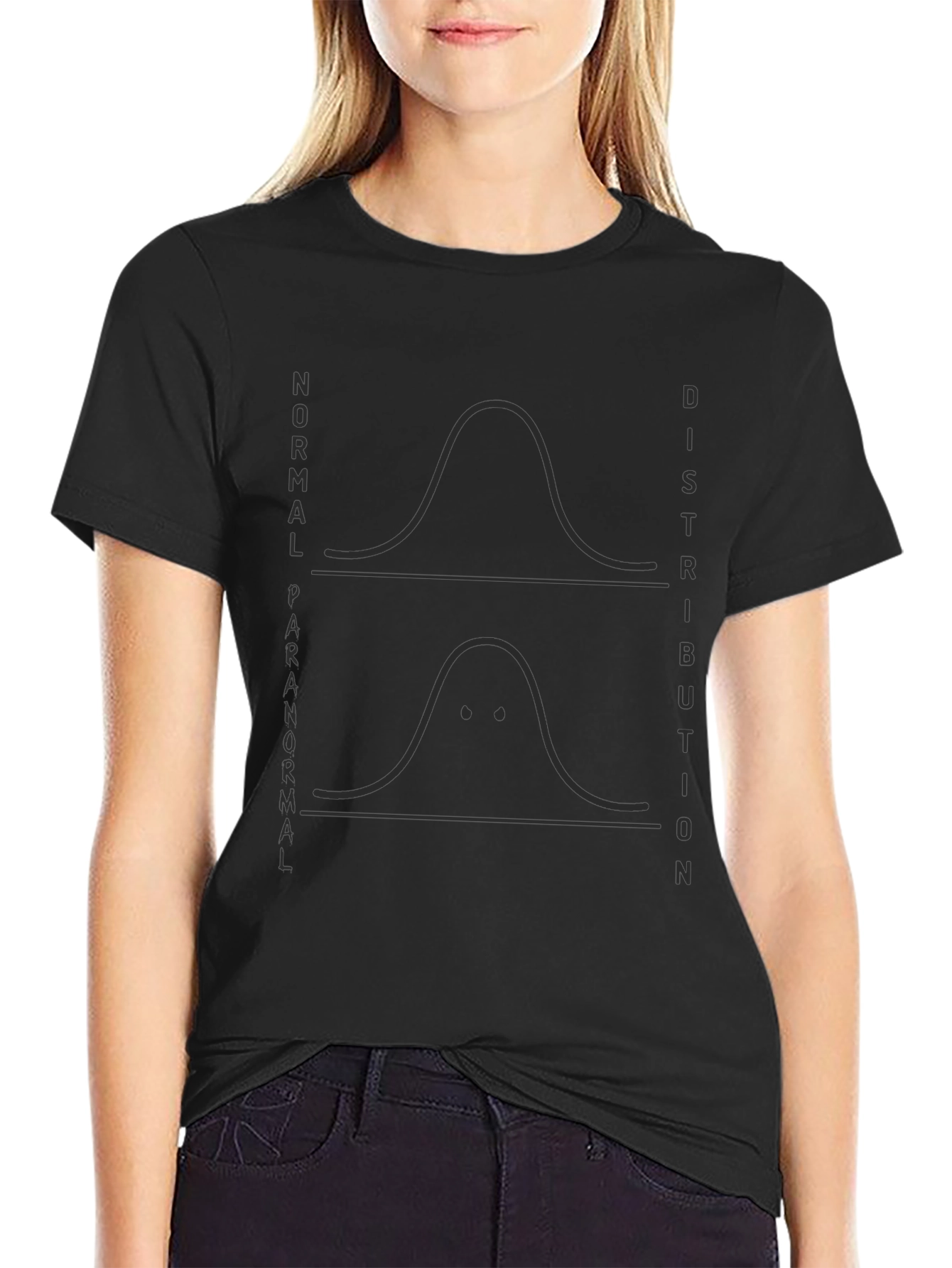 Normal Paranormal Distribution Graphic T-Shirt