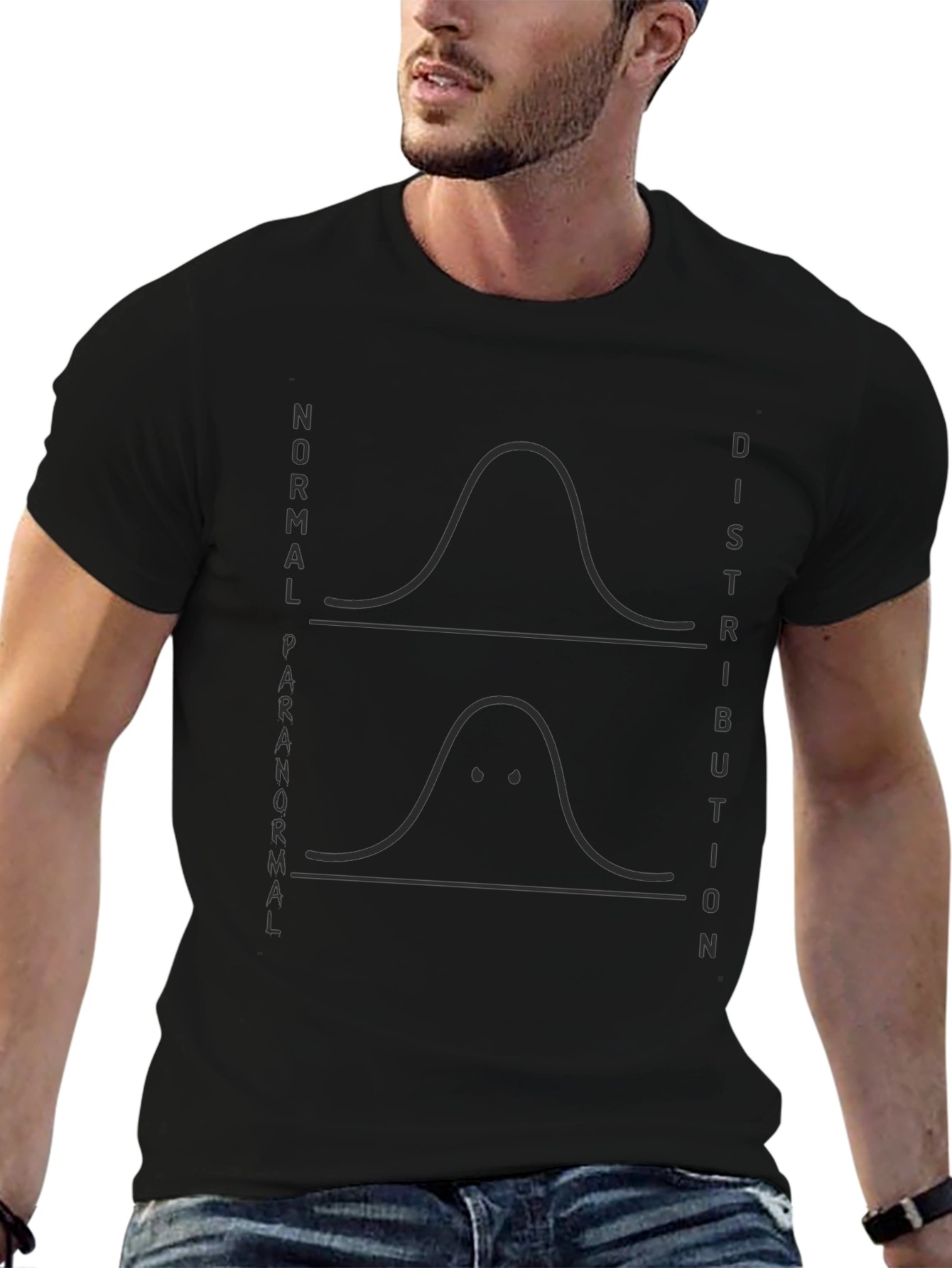 Normal Paranormal Distribution Graphic T-Shirt