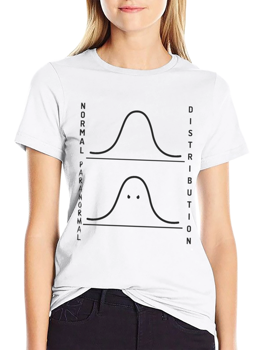 Normal Paranormal Distribution Graphic T-Shirt