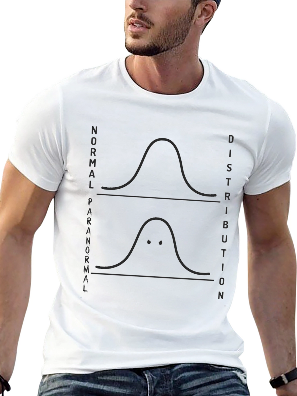Normal Paranormal Distribution Graphic T-Shirt