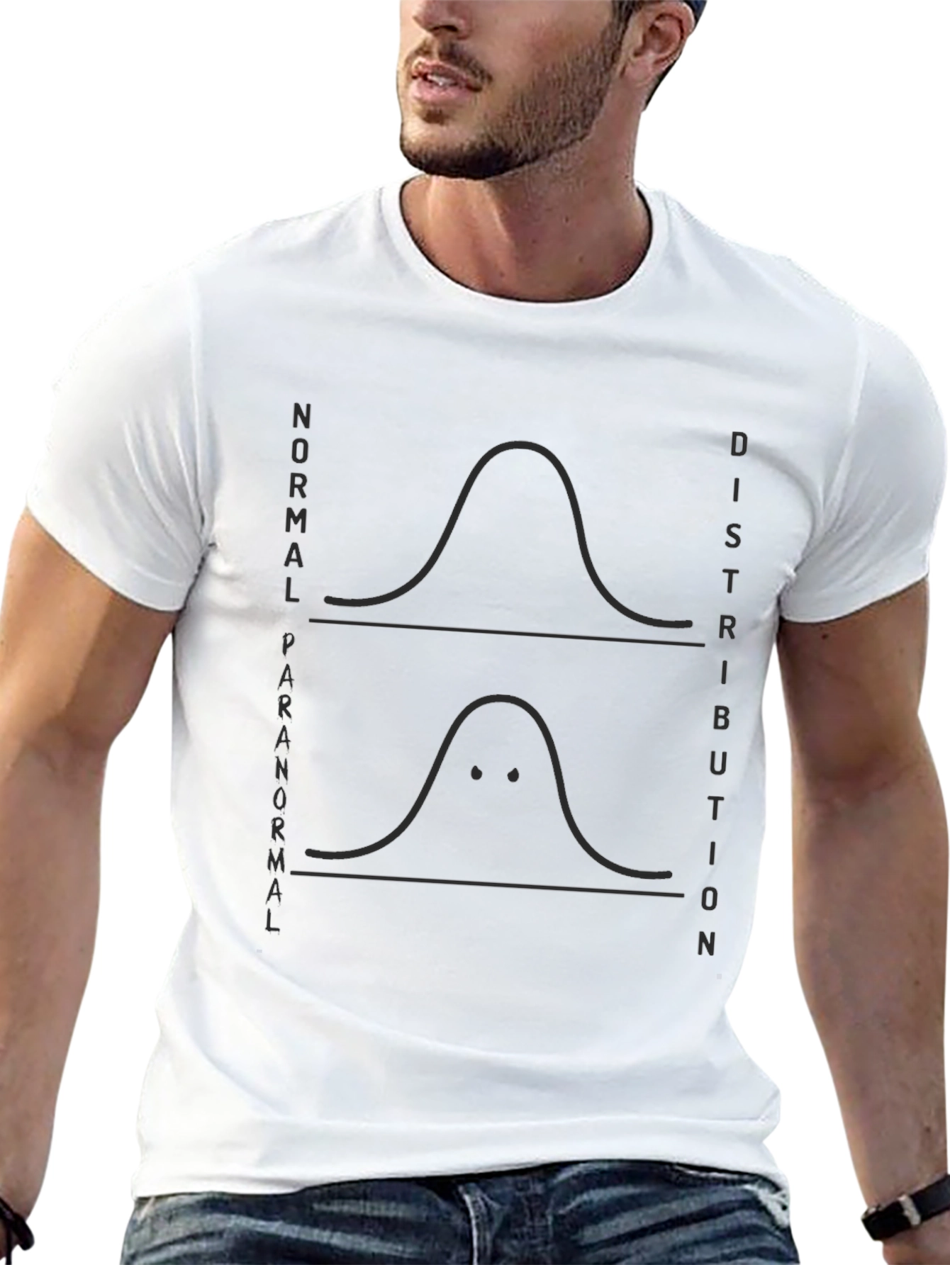 Normal Paranormal Distribution Graphic T-Shirt