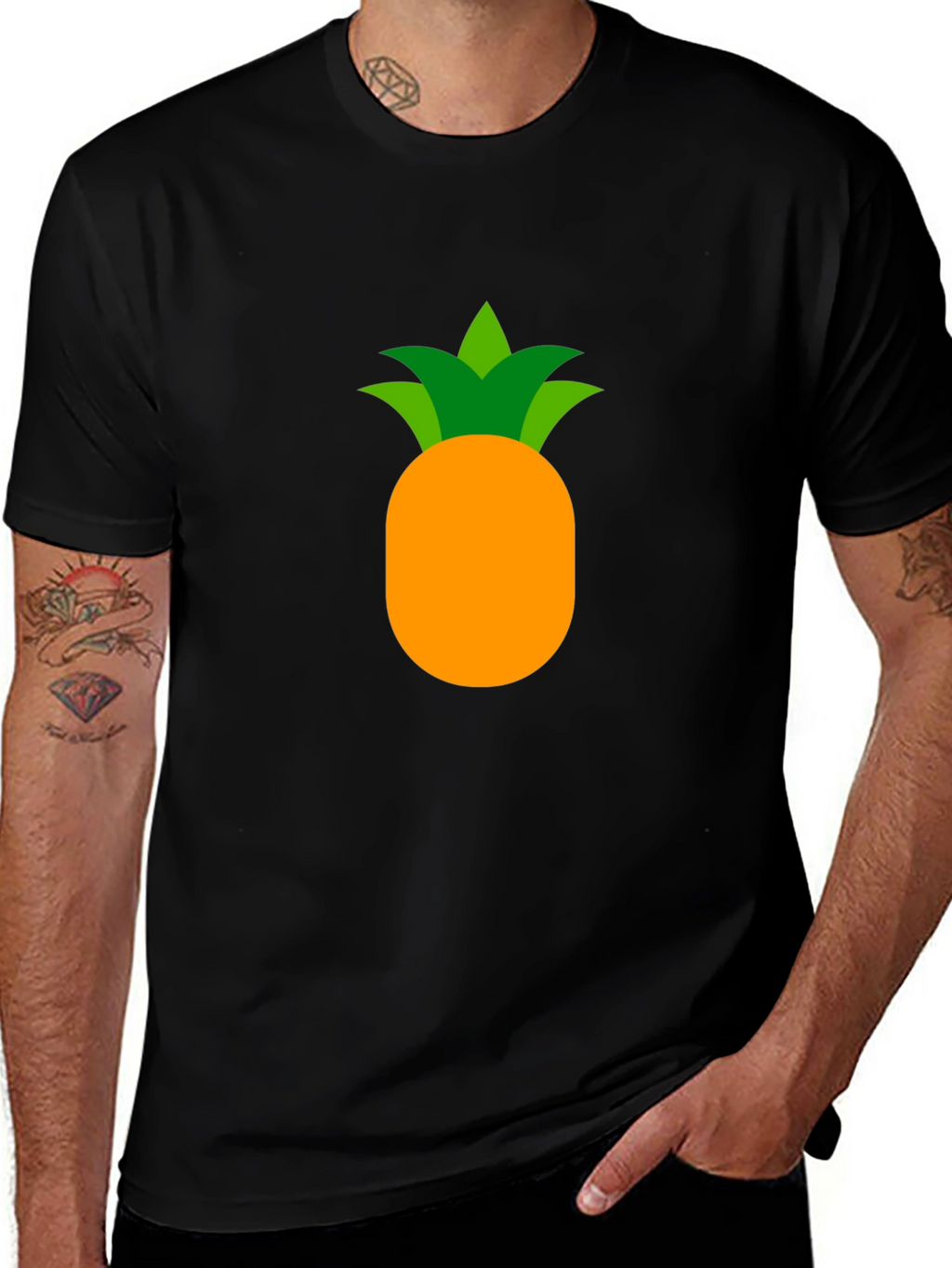 Pineapple Graphic Tee - Casual Comfort
