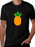 Pineapple Graphic Tee - Casual Comfort