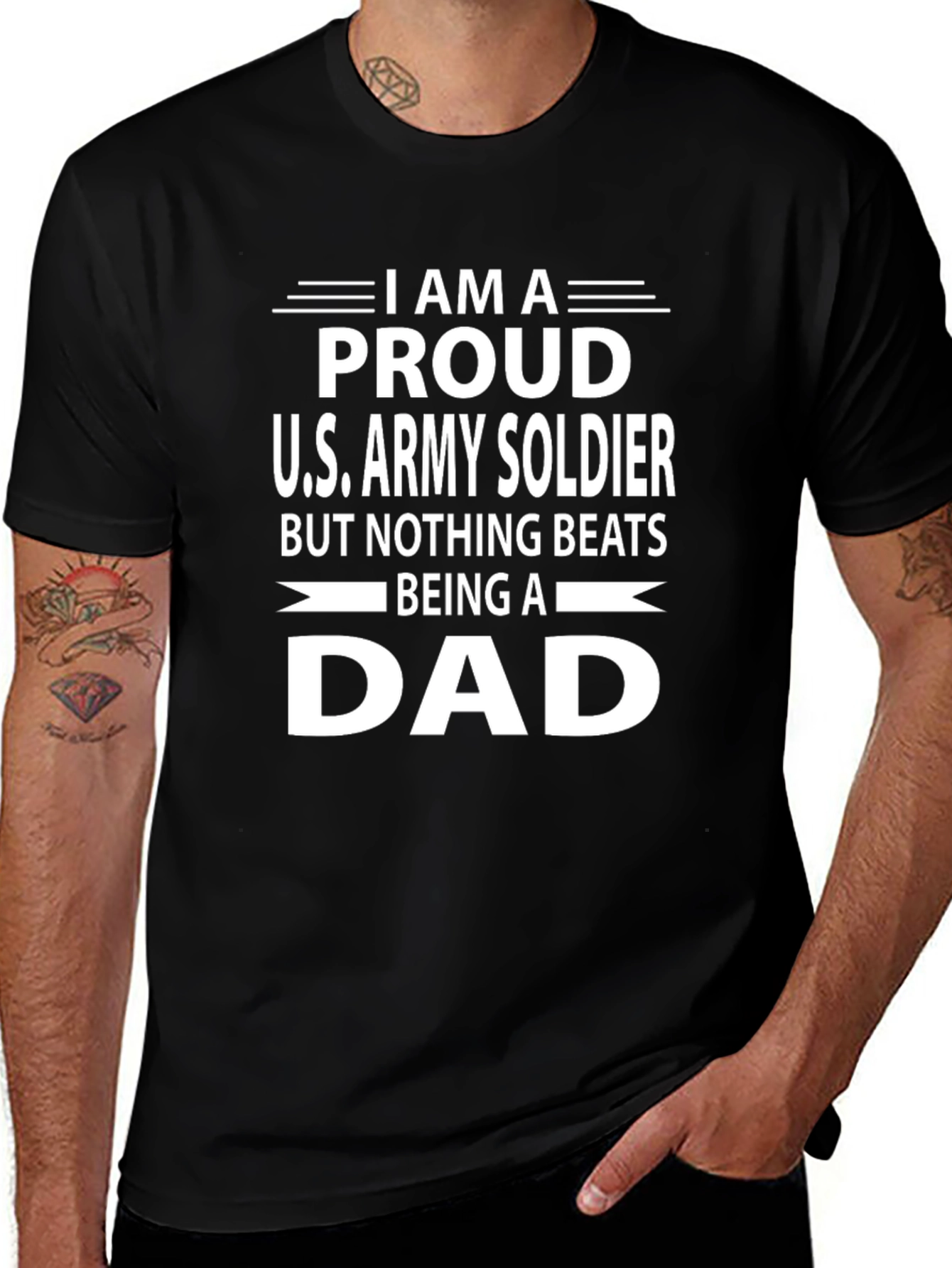 Proud U.S. Army Soldier Dad T-Shirt