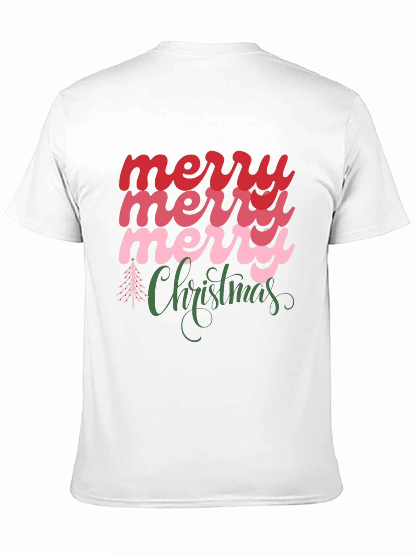Merry Christmas Graphic Tee - Holiday Cheer